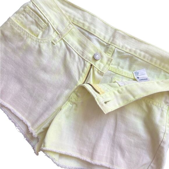 Old Navy Diva Neon cut off jean shorts Size 4 - Picture 7 of 14